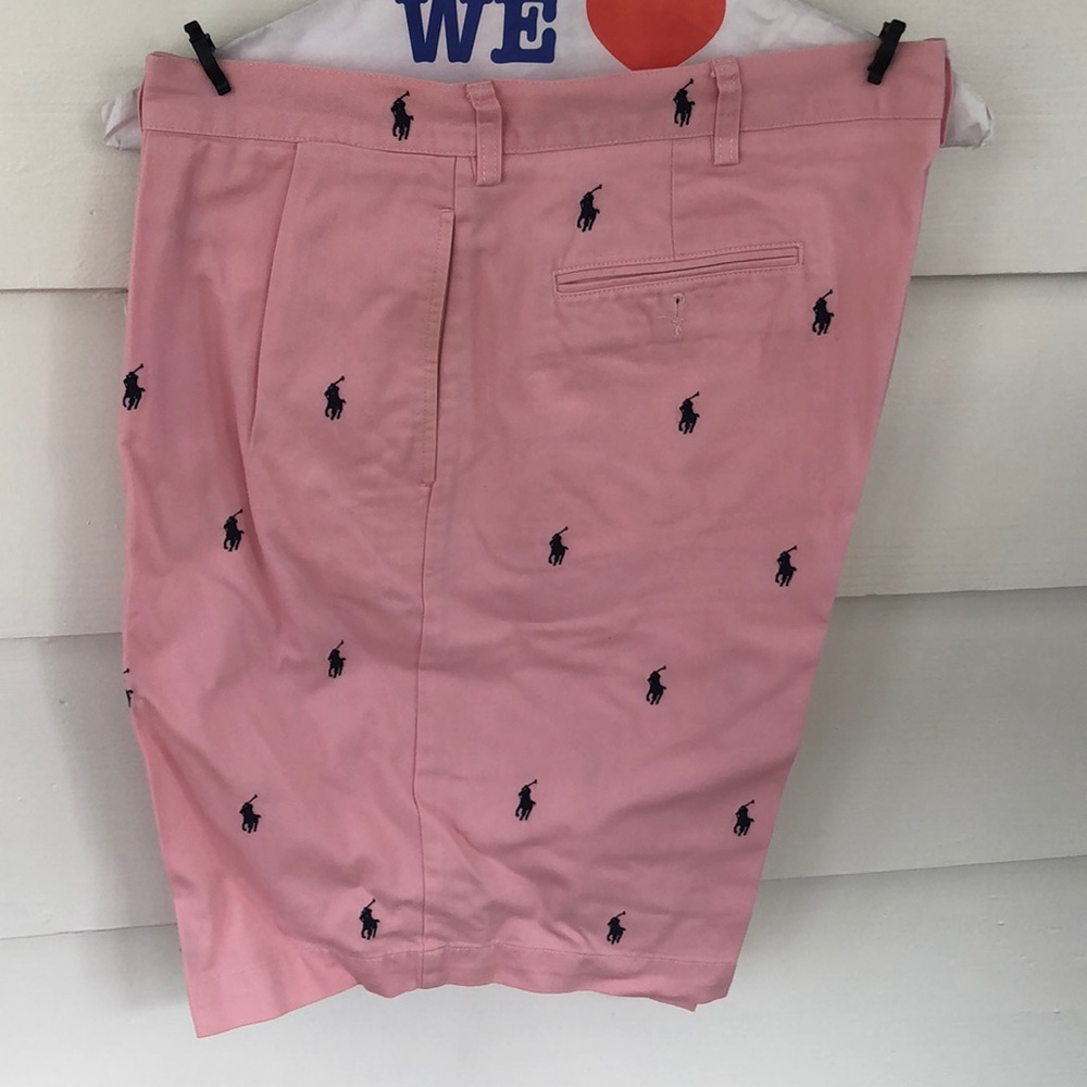 Pink Polo Shorts